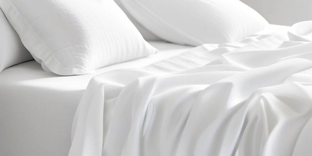 A bed with pillows