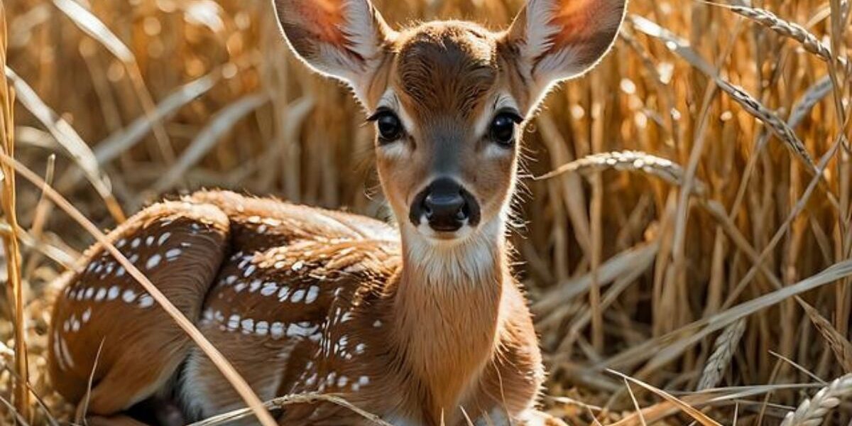 A baby deer