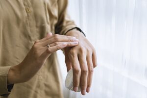 Are Bed Bug Bites Harmful-a-person-putting-cream-on-their-hand Are Bed Bug Bites Harmful-a-person-putting-cream-on-their-hand