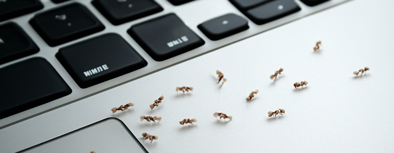 Why Are Ants Attracted To My Laptop-ants-infesting-a-laptop