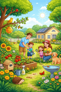 Eco-Friendly Pest Control Checklists-a-family-enjoying-nature