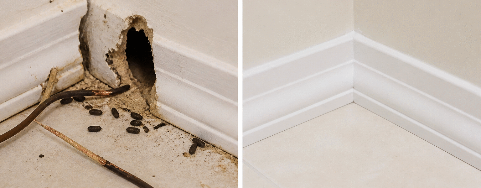 How To Control Rats-before-and-after-professional-rat-control-transformation
