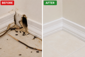 How To Control Rats-before-and-after-professional-rat-control-transformation