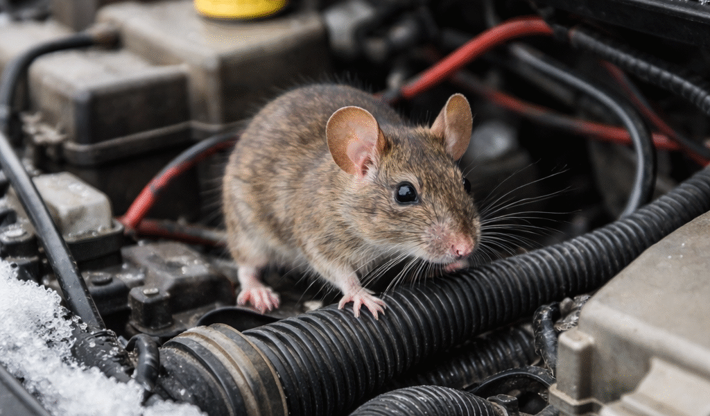 How To Keep Mice Out Of Cars In Winter-mice-rodent-pest-in-car-hood