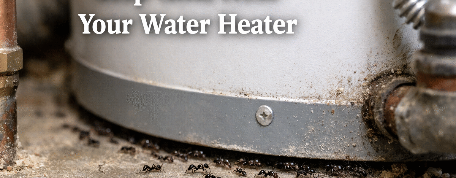 Ants Near Water Heater-ants-crawling-near-water-heater