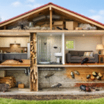 How Many Insects Live In The Average home?-insects-inside-average-home-cutaway