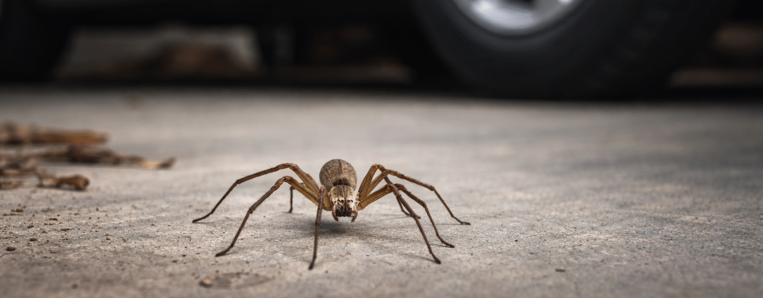 How To Get Rid Of Brown Recluse Spiders-brown-recluse-spider-near-a-car