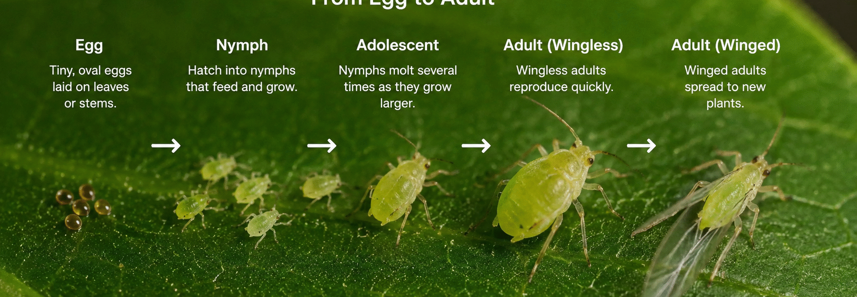 Aphid Life Cycle-a-diagram-of-aphid-life-cycle