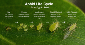 Aphid Life Cycle-a-diagram-of-aphid-life-cycle