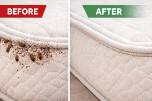 Ortho Bed Bug Spray Review-bed-bug-mattress-infestation-before-and-after