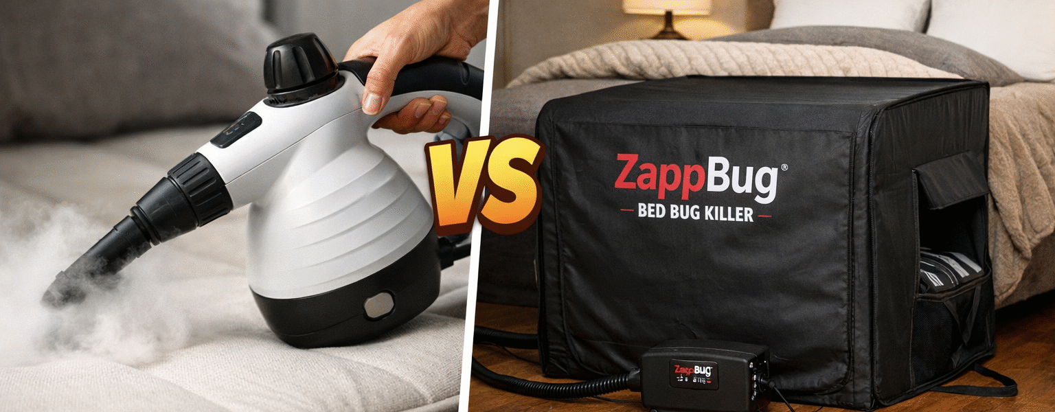 Steam Cleaner Vs Bed Bug Heater-steam-cleaner-vs-zappbug-heater-comparison