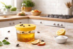 How To Get Rid of House Flies Fast-fly-insect-pest-on-kitchen-counter-top How To Get Rid of House Flies Fast-fly-insect-pest-on-kitchen-counter-top