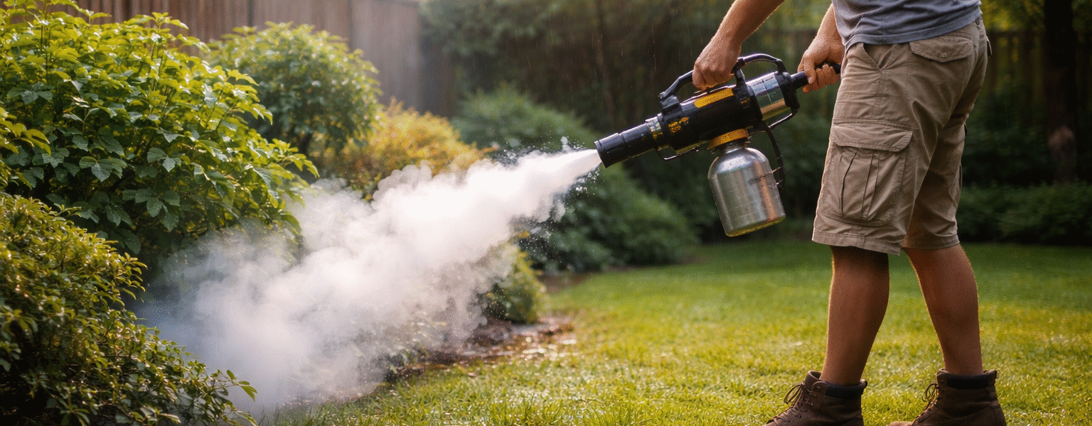 Best Mosquito Fogger For Backyard After Rain-mosquito-fogger-spraying-backyard-after-rain