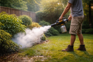 Best Mosquito Fogger For Backyard After Rain-mosquito-fogger-spraying-backyard-after-rain