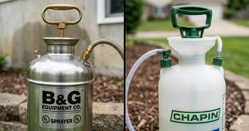 B&G vs Chapin Which Is Better?-comparison-of-metal-and-plastic-sprayers