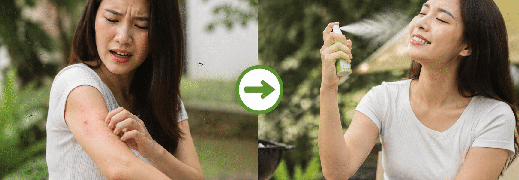 Best Bug Spray For Tropical Climates-before-and-after-mosquito-bite-relief