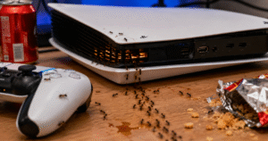 Why Ants Are Attracted To Gaming Consoles-ants-infesting-game-console