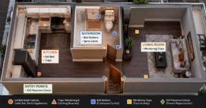 Best Roach Killer Kit For Apartments-apartment-control-treatment-placement-map