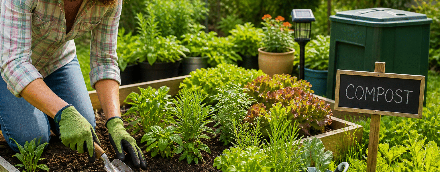 Best Eco-Friendly Home Improvement And Garden Tools-eco-friendly-gardening-tools-in-lush-garden