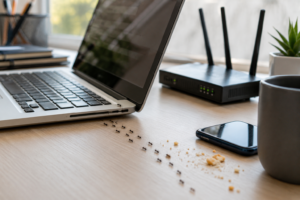 Why Ants Are Attracted To Electronics-ants-attracted-to-laptop-because-of-crumbs Why Ants Are Attracted To Electronics-ants-attracted-to-laptop-because-of-crumbs
