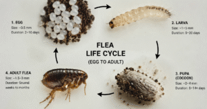 Flea Life Cycle-flea-life-cycle-diagram Flea Life Cycle-flea-life-cycle-diagram