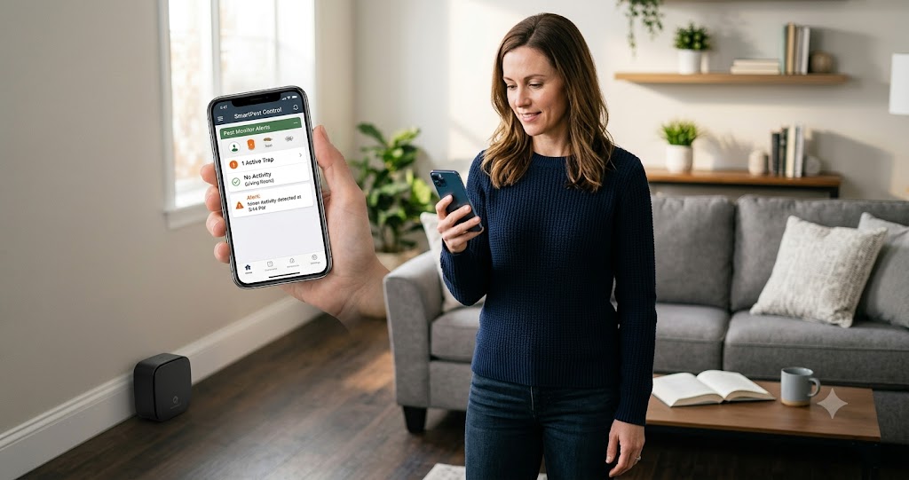 Best Smart Pest Control Devices for Homes-smart-pest-app-monitors-trap