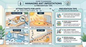 Why Are Ants Attracted To My Laptop-infographic-showing-ant-attractants-and-preventions