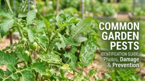 How To Identify Common Garden Pests-tomato-garden-with-various-insect-pests