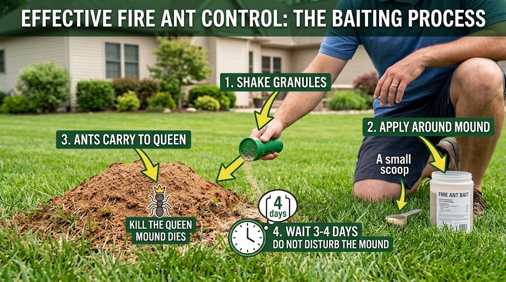 Fire Ant Mound Killer Products For Gardens-guide-t0-effective-fire-ant-baiting