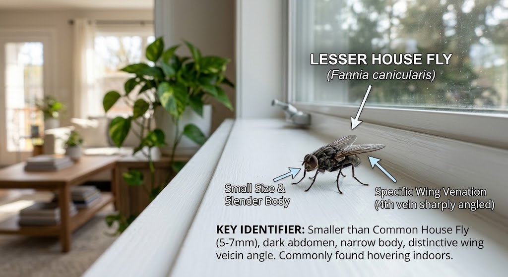 Best Lesser House Fly Traps-close-up-lesser-house-fly-on-window-frame