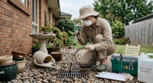 Best Southern House Mosquito Control Products-inspecting-the-landscapes-for-mosquito-breeding-sites