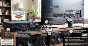 German Cockroaches In Cable Boxes, Smart TVs, and Stereo Speakers-german-cockroaches-hiding-around-home-electronics